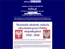 Tablet Screenshot of halat.pl
